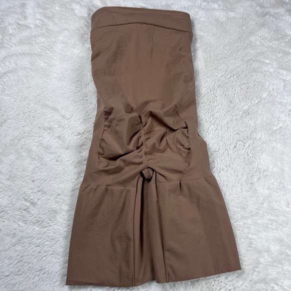 SKIMS Women's Sheer Seamless Mid Thigh Short Sienna Smoothing Shapewear Size XS - Picture 4 of 7